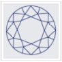 Plot représentant la table d'un diamant